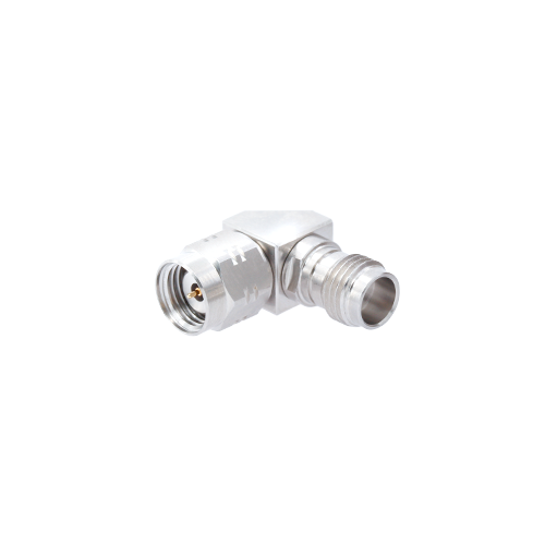 Precision Test Adapter-1.85 mm(M) to 1.85 mm(F) Right Angle type: 67 GHz Precision Test Adapter-1.85 mm(M) to 1.85 mm(F) Right Angle type: 67 GHz